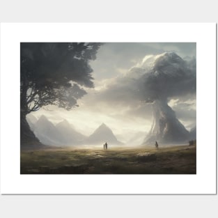 landscape pictures for wall soft Posters and Art